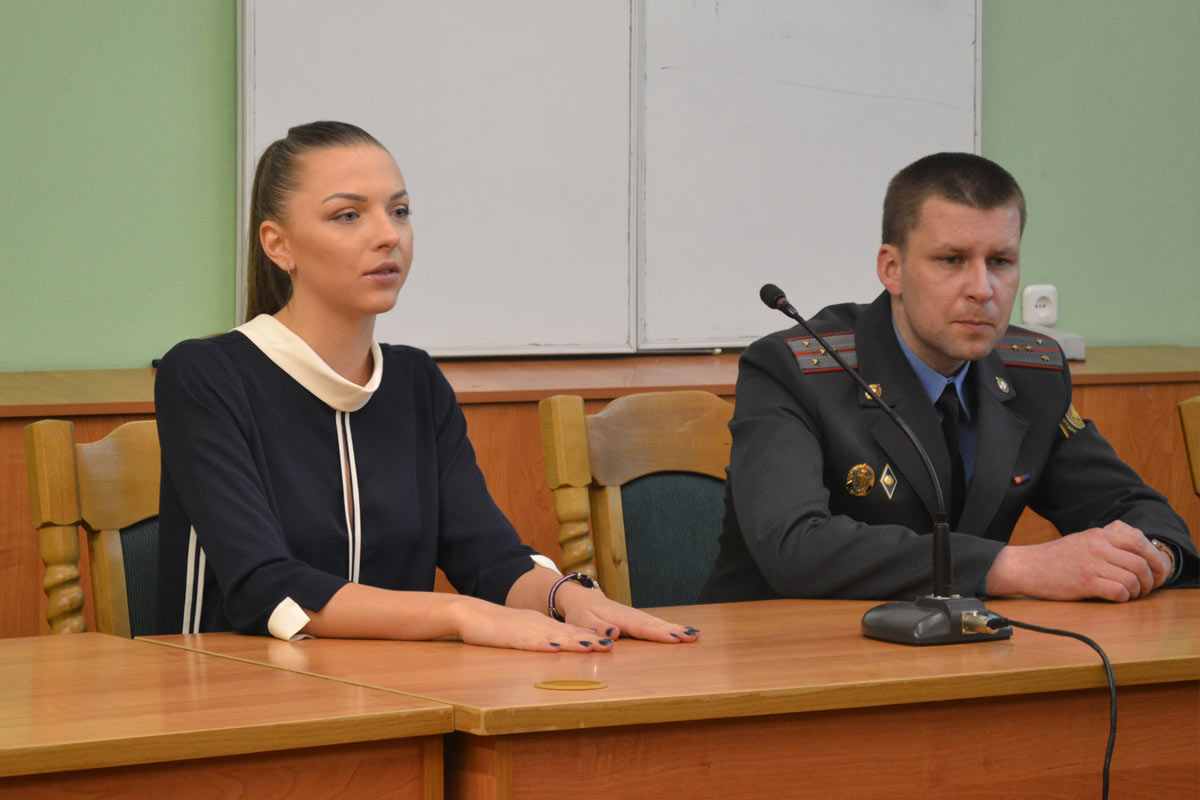 The Academy of the Ministry of Internal Affairs Was Visited by the Sportswoman Melitina Stanyuta