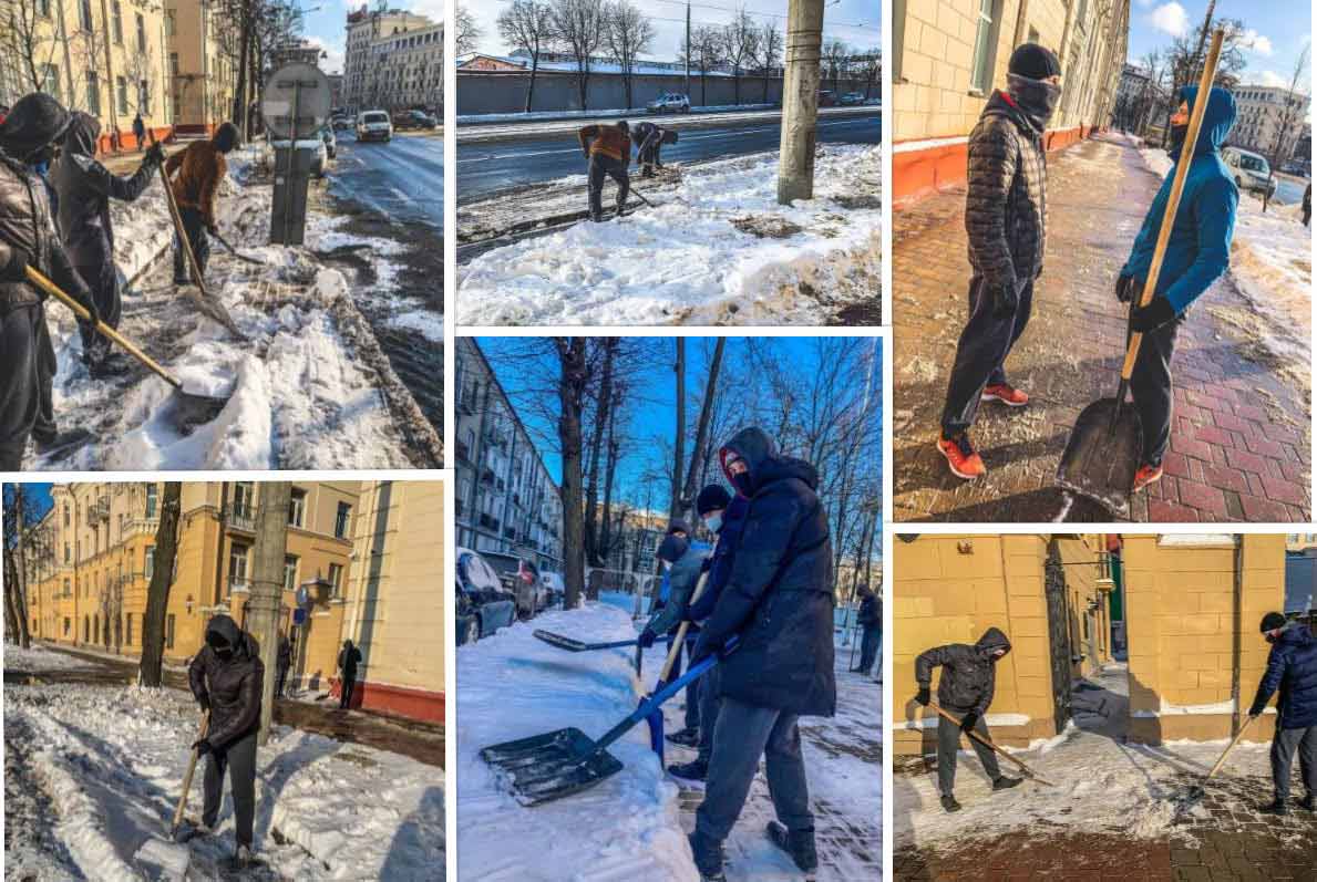 Горы снега курсантам не помеха, или испытания снегом